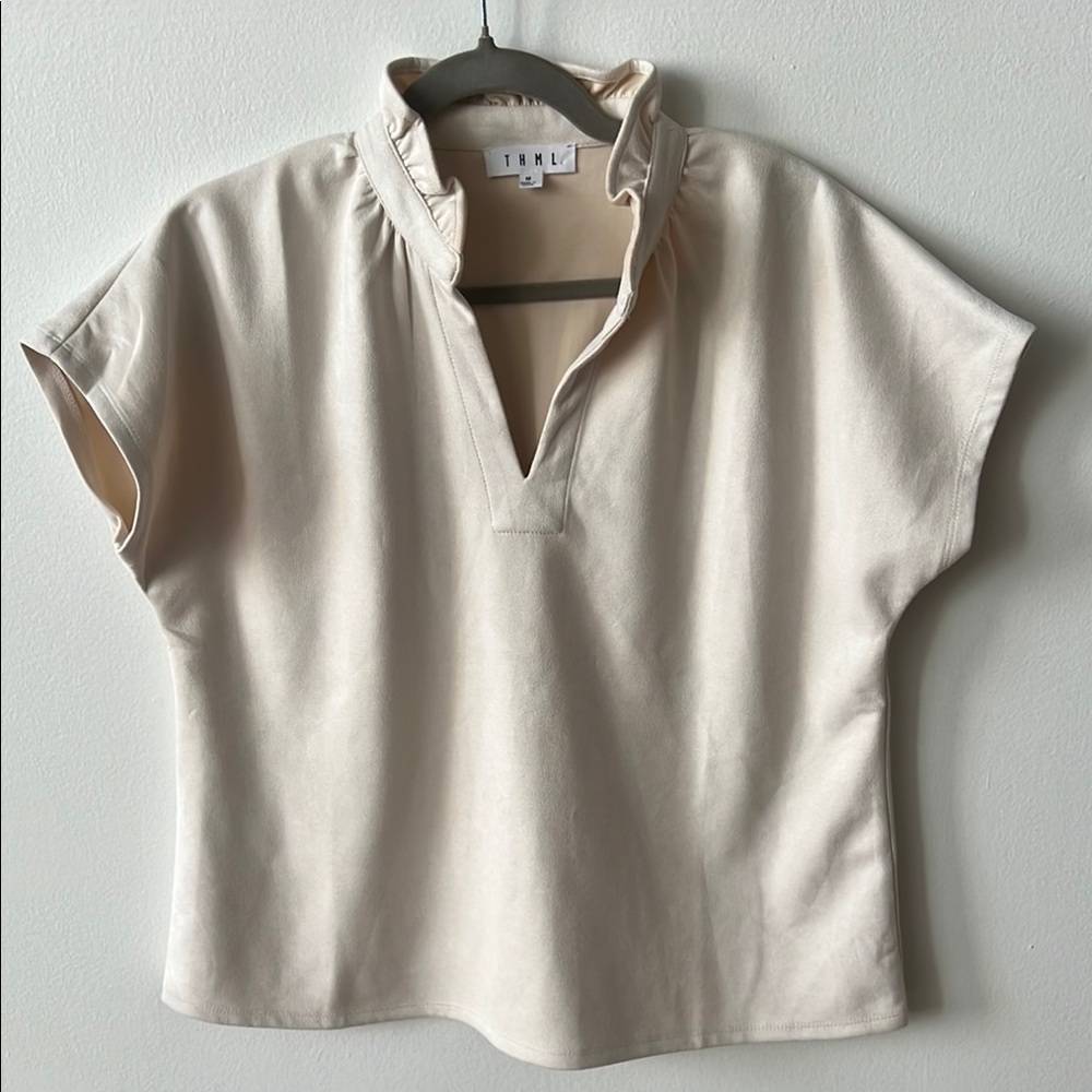 THML Cream Women's Top